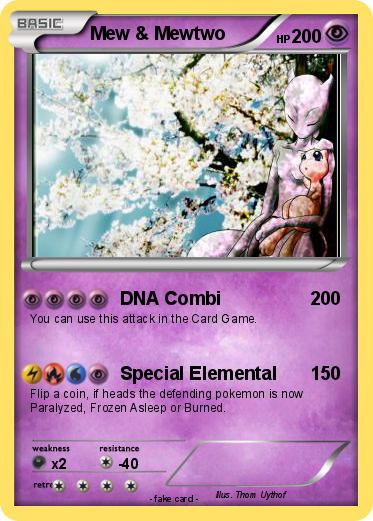 Pokemon Mew & Mewtwo