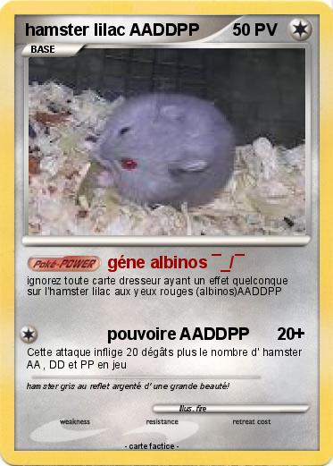 Pokemon hamster lilac AADDPP