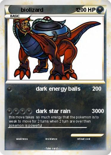 Pokemon biolizard                     1