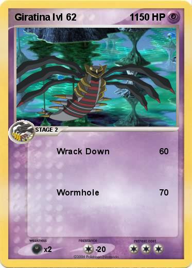 Pokemon Giratina lvl 62                    1