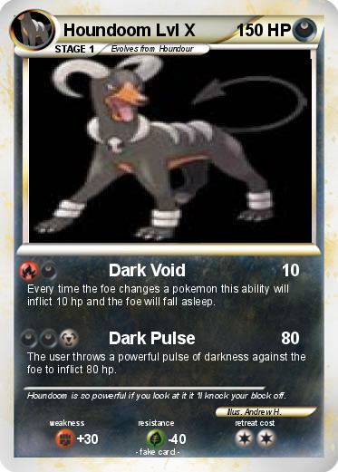 Pokemon Houndoom Lvl X