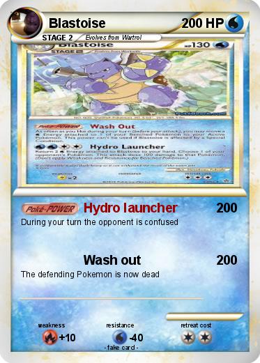 Pokemon Blastoise