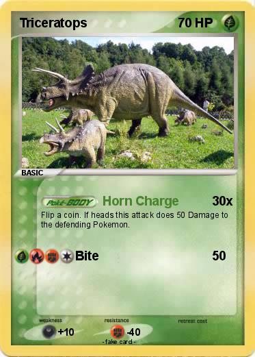 Pokemon Triceratops