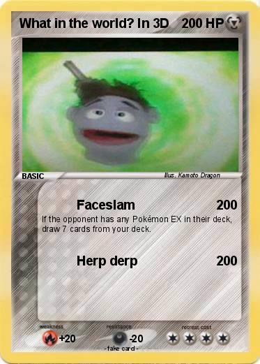 Pokemon What in the world? In 3D