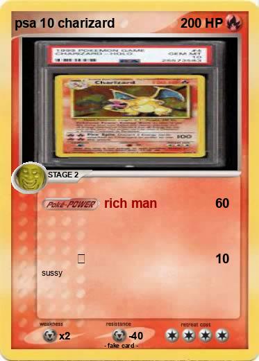 Pokemon psa 10 charizard