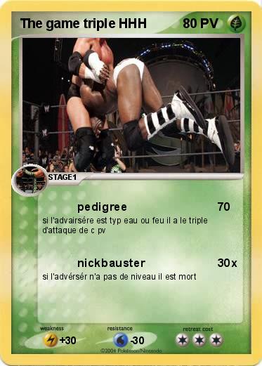 Pokemon The game triple HHH