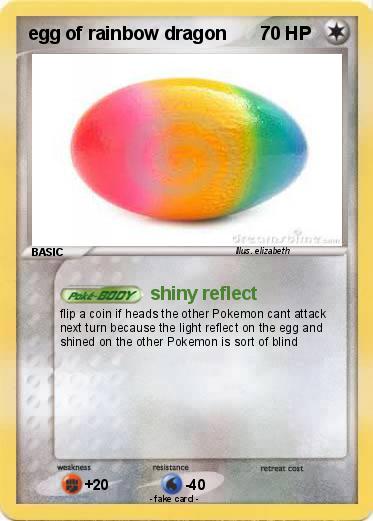 Pokemon egg of rainbow dragon