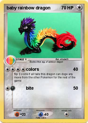 Pokemon baby rainbow dragon
