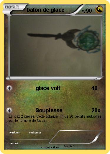 Pokemon bâton de glace