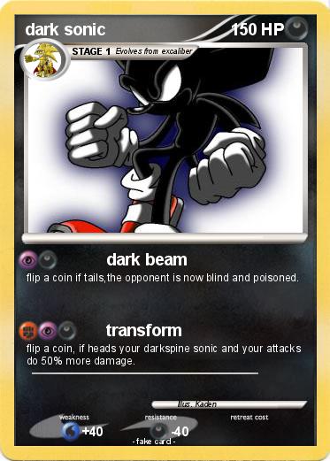 Pokemon dark sonic
