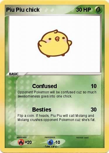 Pokemon Piu Piu chick