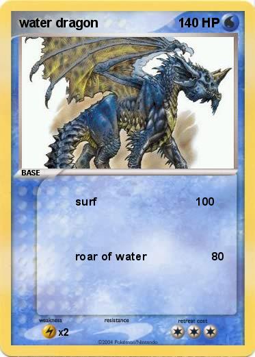 Pokemon water dragon