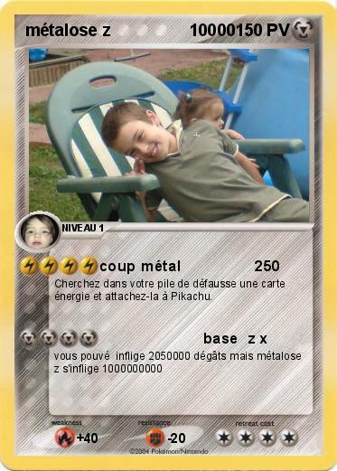Pokemon métalose z                 10000             