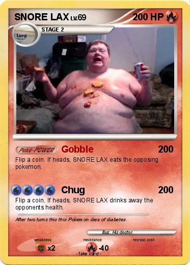 Pokemon SNORE LAX