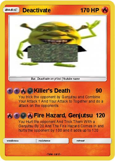 Pokemon Deactivate
