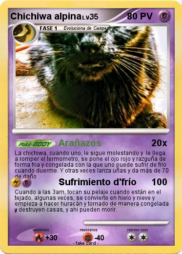 Pokemon Chichiwa alpina