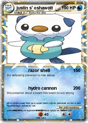 Pokemon justin s' oshawott