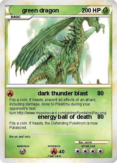 Pokemon green dragon