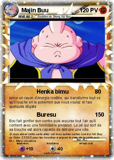 Pokemon Majin Buu