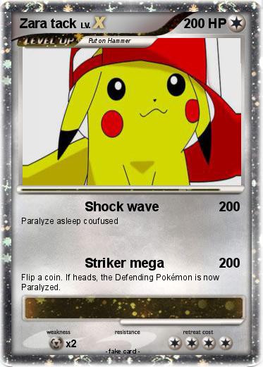 Pokemon Zara tack