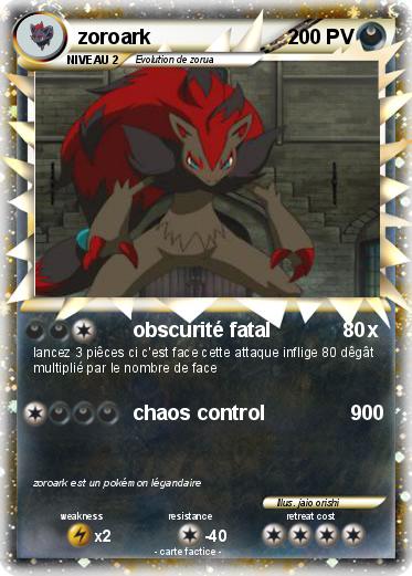 Pokemon zoroark