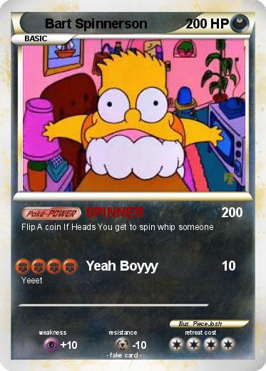 Pokemon Bart Spinnerson
