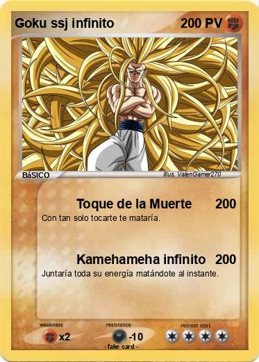 Pokemon Goku ssj infinito