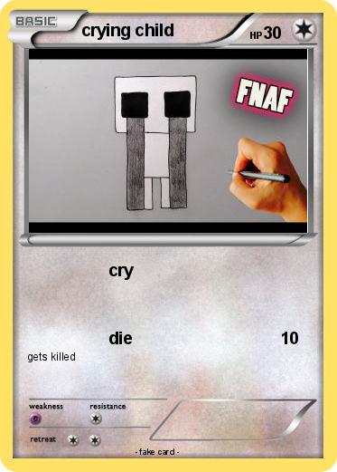 Pokemon crying child