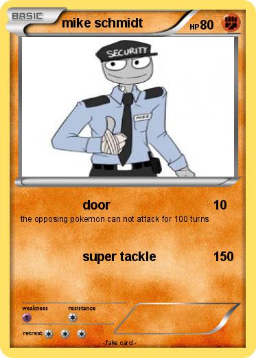 Pokemon mike schmidt