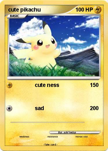 Pokemon cute pikachu