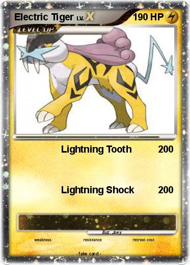 Pokemon Electric Tiger
