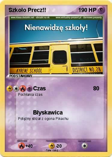 Pokemon Szkoło Precz!!