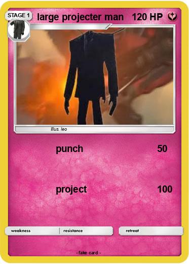 Pokemon large projecter man