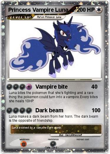 Pokemon Princess Vampire Luna