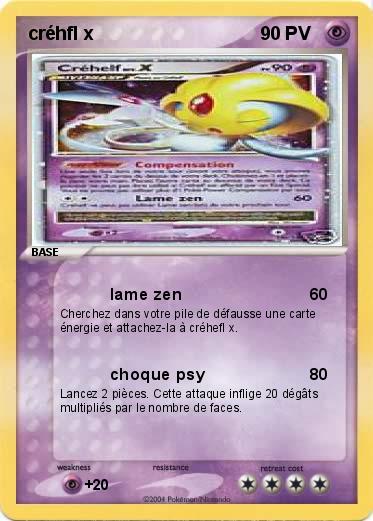 Pokemon créhfl x