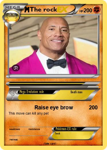Pokemon The rock