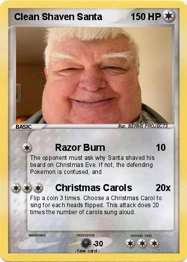 Pokemon Clean Shaven Santa
