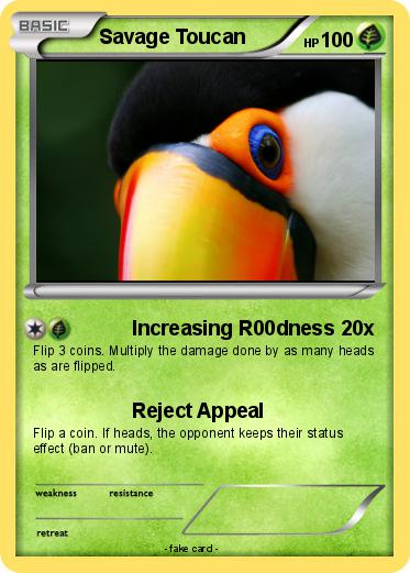 Pokemon Savage Toucan