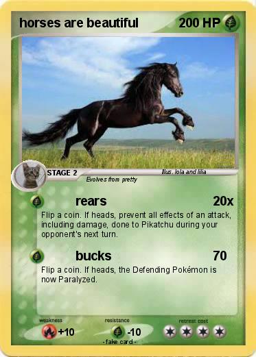 Pokemon horses are beautiful
