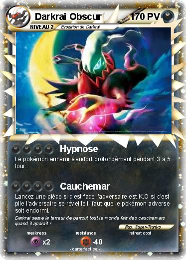 Pokemon Darkrai Obscur