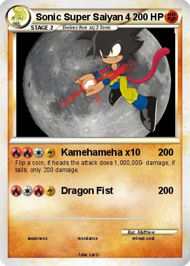Pokemon Sonic Super Saiyan 4