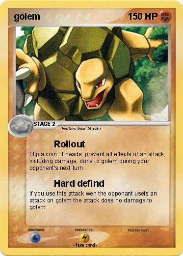 Pokemon golem