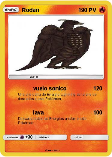 Pokemon Rodan