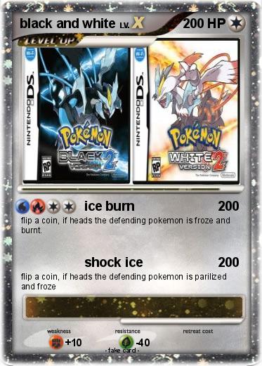 Pokemon black and white