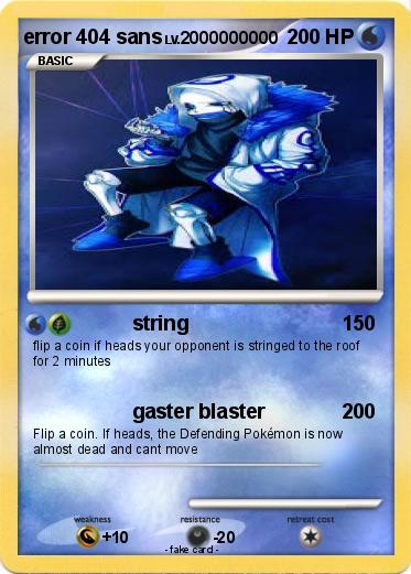 Pokemon error 404 sans