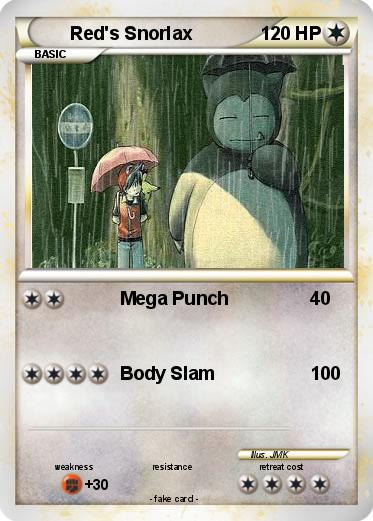 Pokemon Red's Snorlax