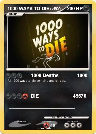 Pokemon 1000 WAYS TO DIE