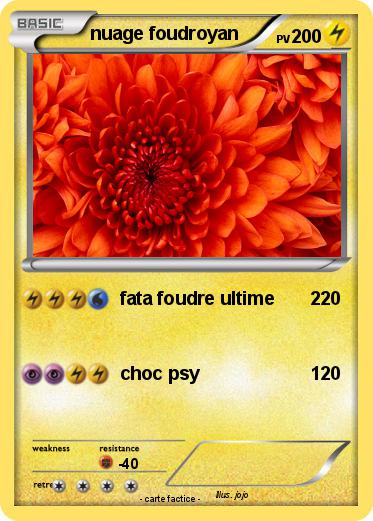 Pokemon nuage foudroyan