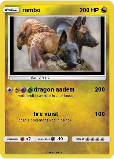 Pokémon rambo 253 253 - dragon aadem - My Pokemon Card