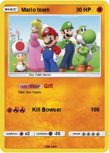 Pokemon Mario team